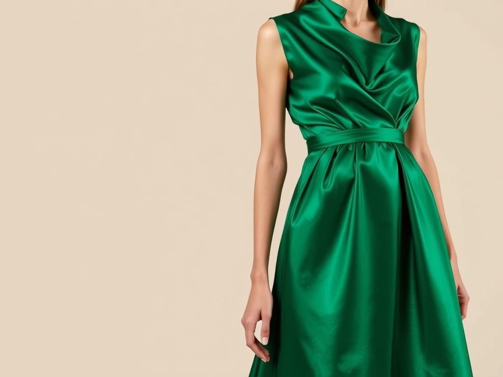 Robe midi satinée Staud, une texture luxueuse parmi les robes d'été de luxe les plus tendance Robe midi satinée Staud, une texture luxueuse parmi les robes d'été de luxe les plus tendance
